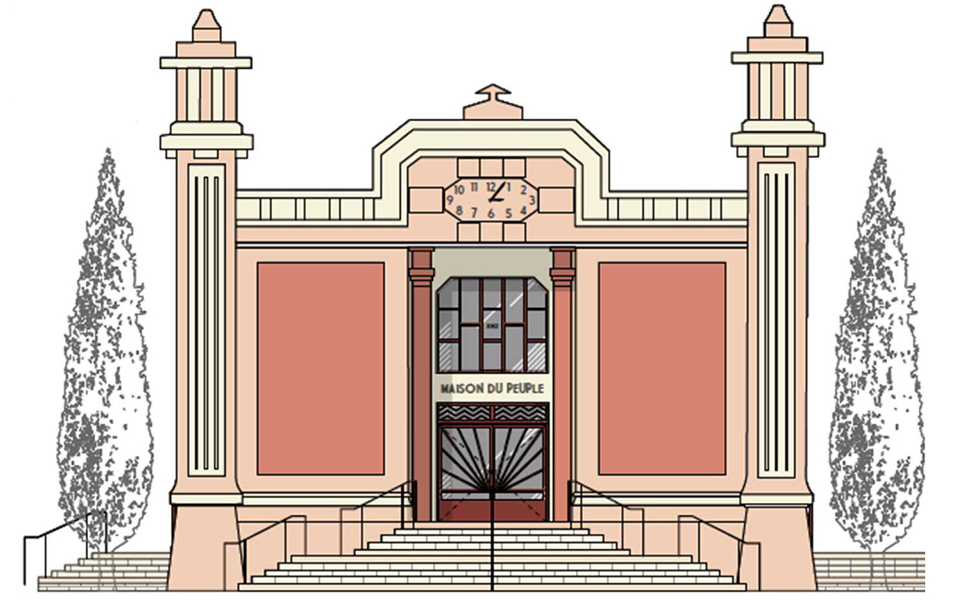 façade maison peuple